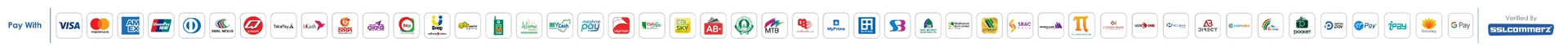 sslcommerze Payment icons