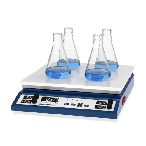 Multi-position magnetic Hot Plate / Stirrer Maximum temperature setting:450℃ Model: WH420R-D Wiggens Germany