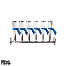 Manifolds Vacuum Filtration 300ML Glass MFA-6G/MFA-6PTFE Infitek USA